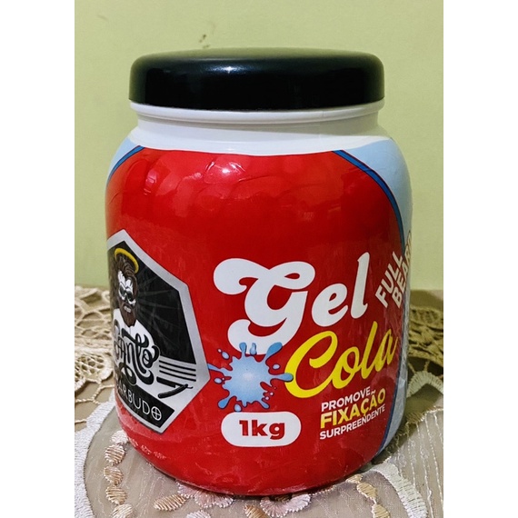 Gel Cola Santo Barbudo Kg Fixador Extraforte Shopee Brasil