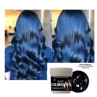 Máscara Tonalizante Preto Com Alto Poder de Pigmentação -  S/ Amônia - em Oferta na Shopee