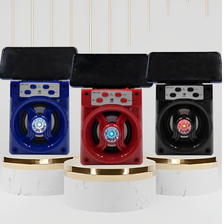 CAIXA DE SOM MW-62BT CARTÃO DE MEMÓRIA, AUX, USB E BLUETOOTH FM