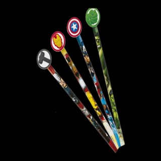 LÁPIS PRETO AVENGERS (LIGA DA JUSTIÇA)