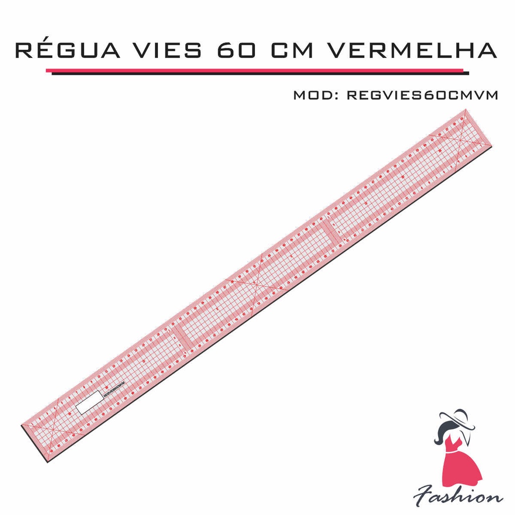 Régua viés 60cm flexível patchwork costura modelagem quadric em Oferta na Shopee