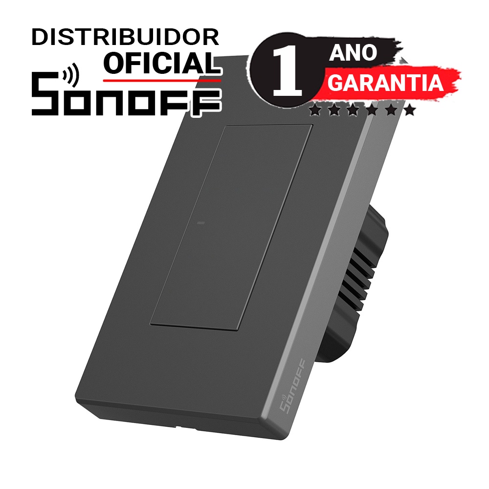 Interruptor Sonoff M5 (4x2) 1 (uma) tecla (Padrão Brasil) Pronta Entrega Automação Residencial Casa Inteligente