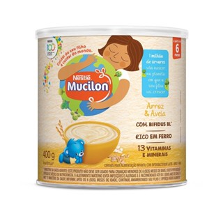 Cereal Infantil Mucilon Arroz e Aveia Integral 400g