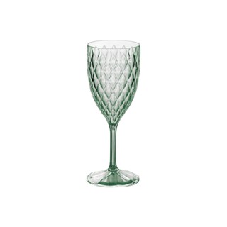 Taça Vinho Plástico 330 ml Verde Glamour Plasútil