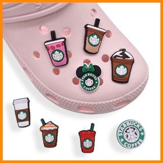Sapatos Para Crocs Jibbitz Café Presentes Sacos Decoração Primavera