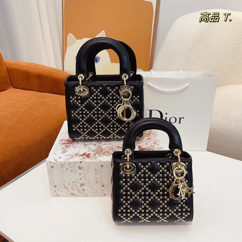 lady dior studded bag