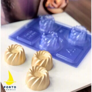 1~5 Forma Para Chocolate 3 Partes Bolinho Vulcão Porto 89 em Oferta na Shopee