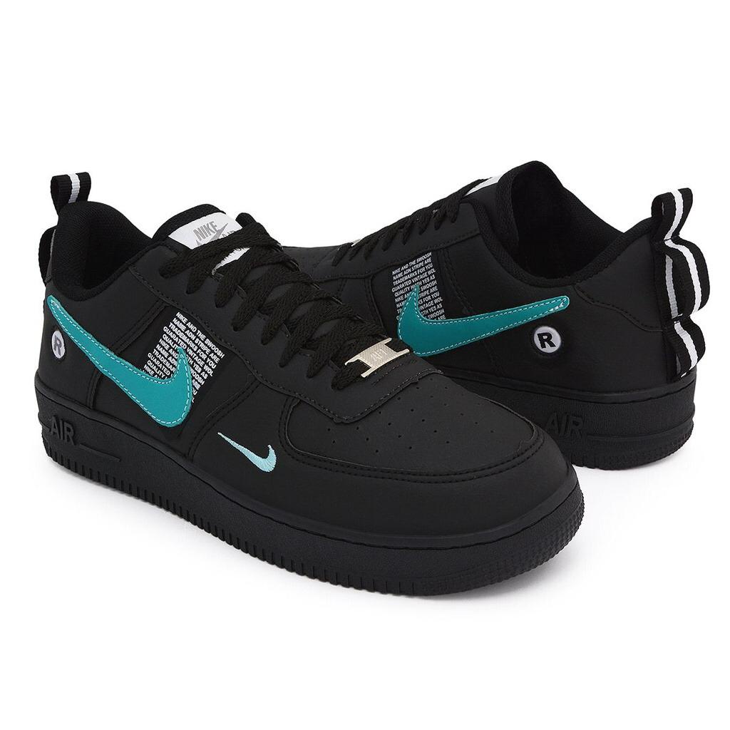 Nike air force preto e hot sale verde agua