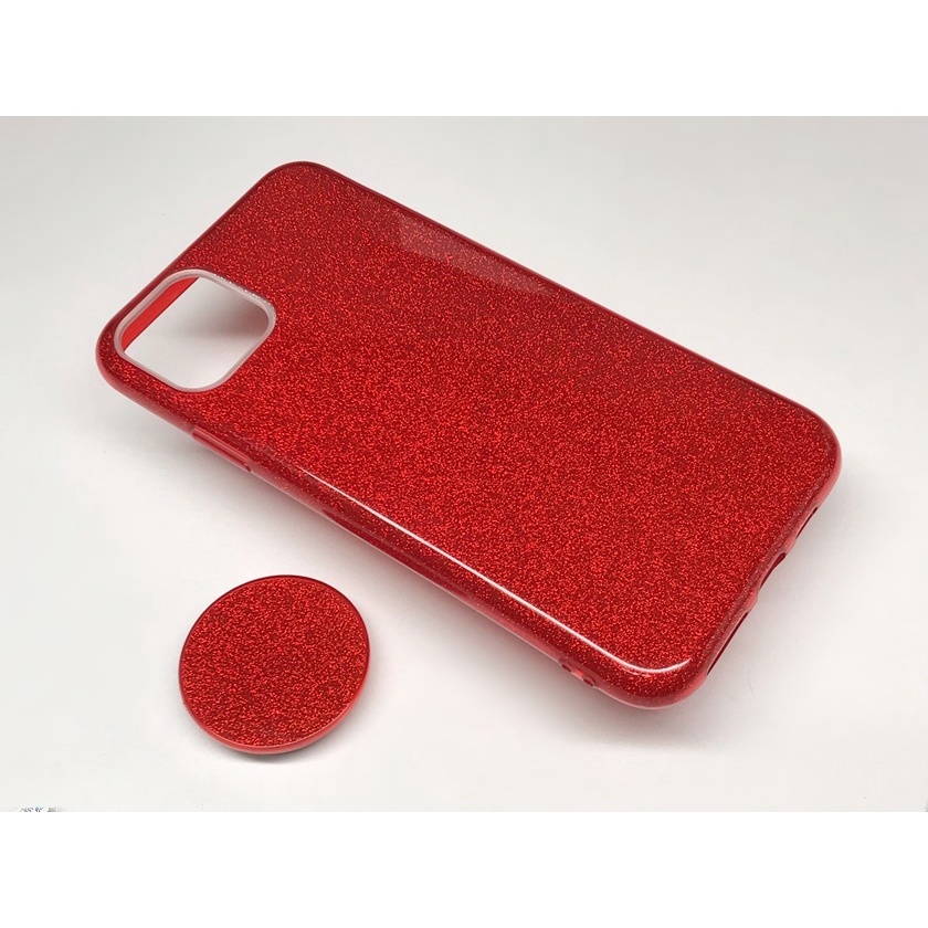 Capa Iphone Xs Max Tela 6.5 Glitter Com Suporte Popsocket Capinha