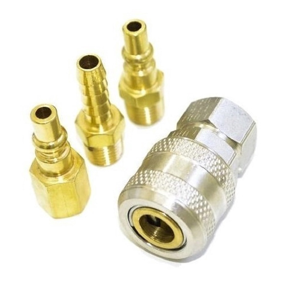 Kit Pinos Espigão P Engate Rápido + Engate Rápido - Lubefer em Oferta na Shopee