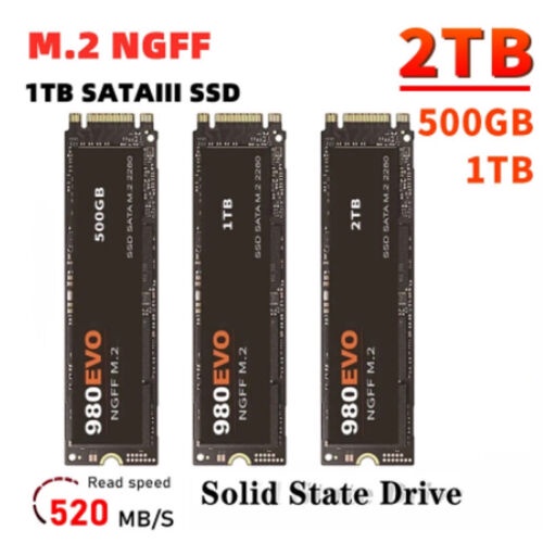 980evo SSD NGFF M . 2 500G 2280 SATA Disco Rígido Interno De Estado Sólido 1TB 2TB Para Computador Portátil