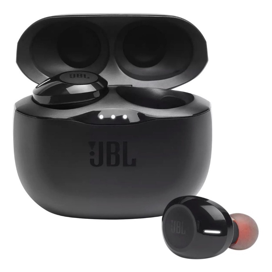 Fone De Ouvido Intra Auricular JBL Tune 125TWS Sem Fio Preto
