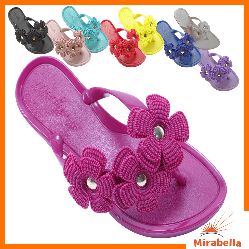 Chinelo INFANTIL Feminino Rasteira Rasteirinha Sandália INFANTIL Flores Mirabella em Oferta na Shopee