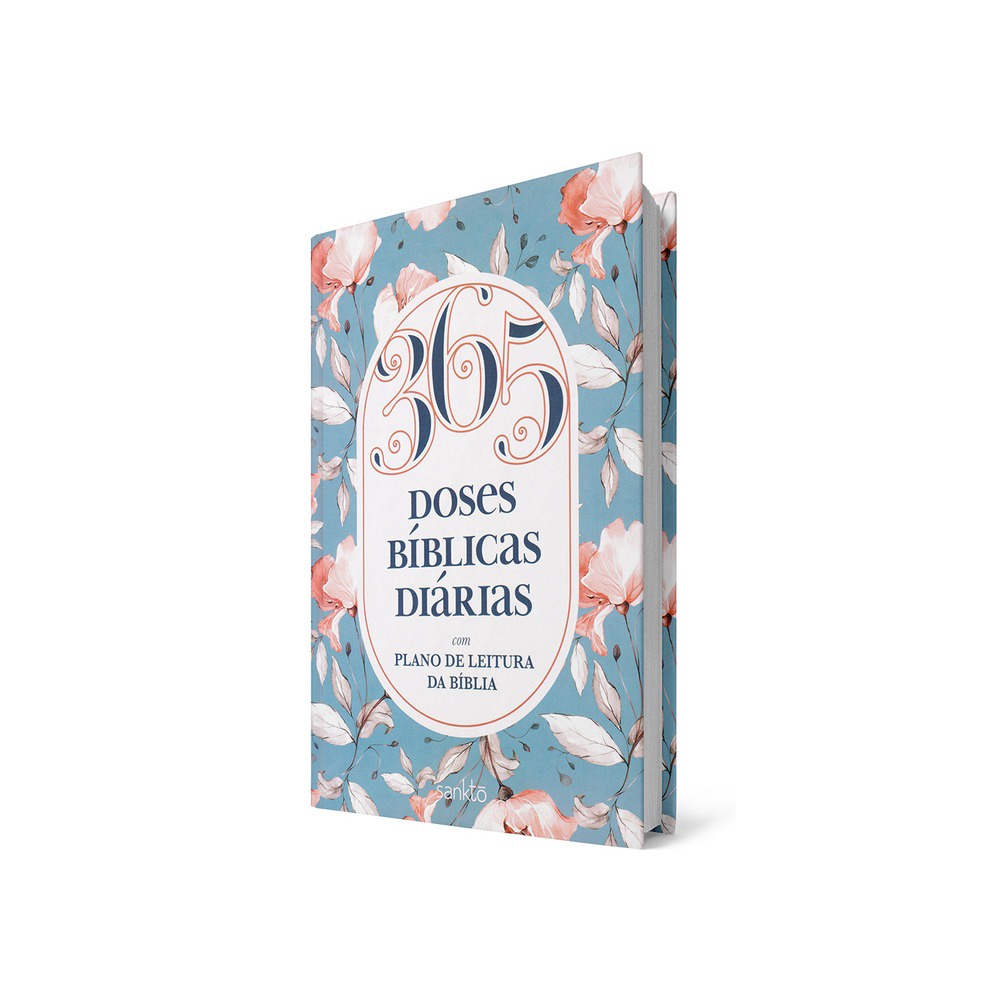 Devocional 365 Doses Bíblicas Diárias | Capa Dura Floral em Oferta na Shopee