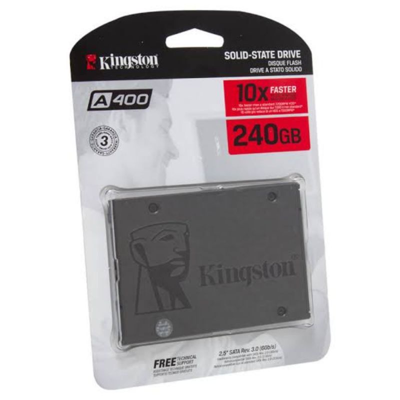 HD SSD Kingston 240GB A400 Sata III Desktop Computador E Notebook ...