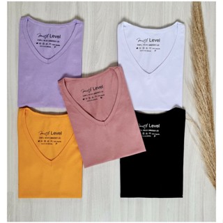 CAMISETA GOLA V 100% ALGODÃO MATERIAL DE ALTA QUALIDADE