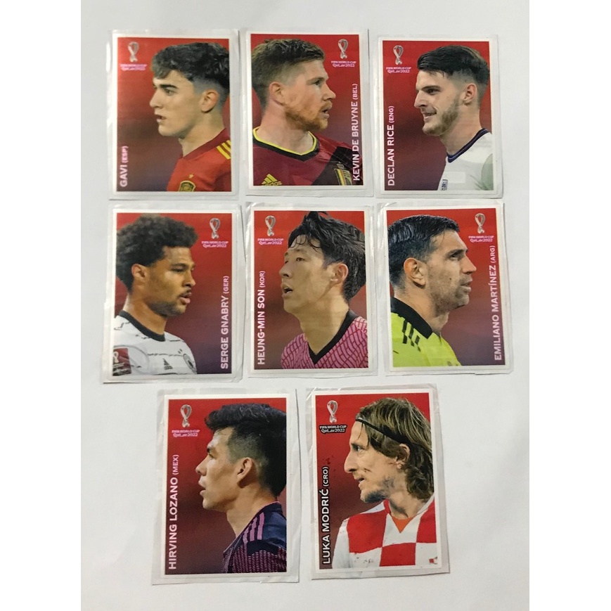 Kit com 8 Figurinhas da Coca Cola (Coleção Completa) da Copa do