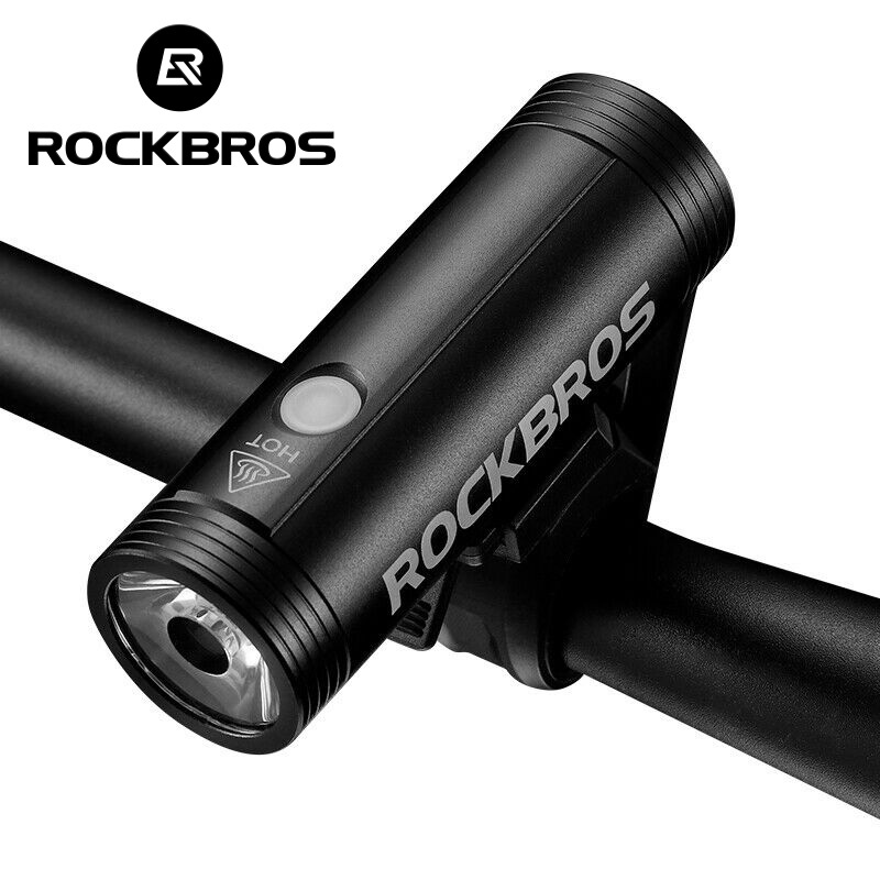 ROCKBROS Luz De Bicicleta 400/1000 Lumens USB À Prova De Chuva Farol De Liga De Alumínio MTB