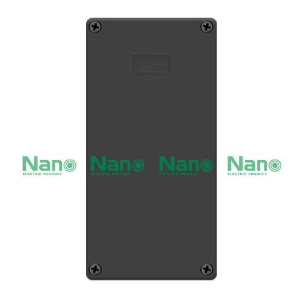 รูปสินค้า NANO Electric® NANO-203B กล่องกันน้ำพลาสติก ฝาทึบ ขนาด W127.10xH254xD91 mm (JUNCTION BOX IP65) สีดำ