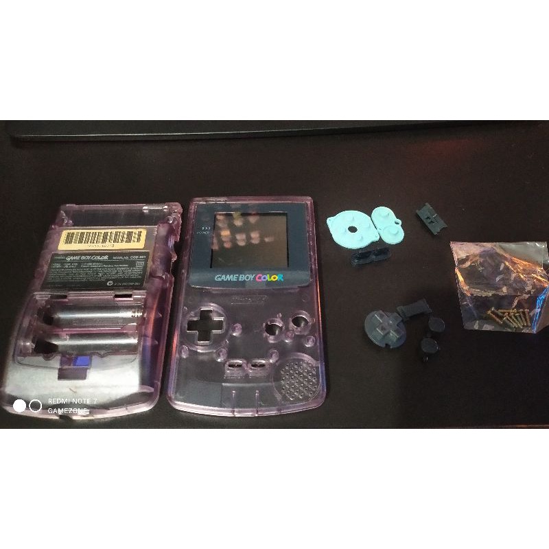 Game Boy Color Shell Gracial + LCD original Perfeito + Botões etc