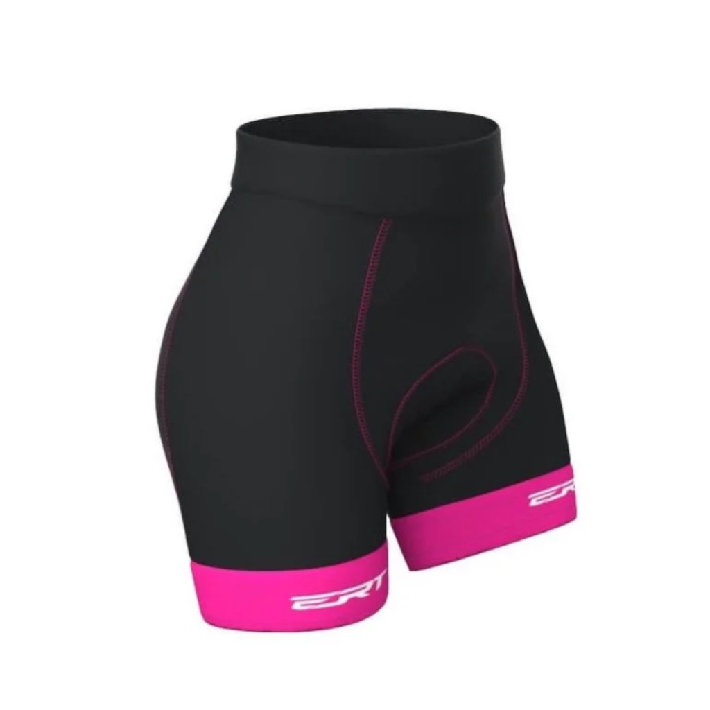 Bermuda De Ciclismo Feminina Gel Ert Mtb Speed Rosa
