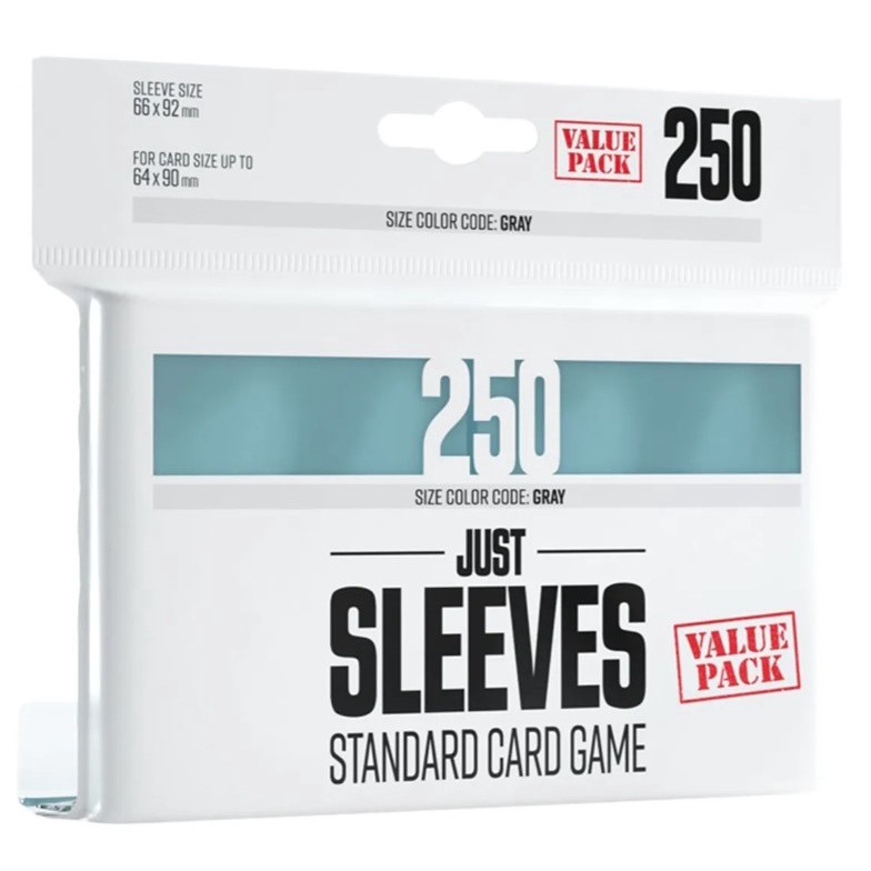 Just Sleeves Value Pack Gamegenic 250 Un sleeve Transparente