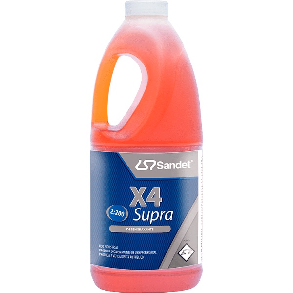 Solupan X4 Supra Desengraxante Concentrado Sandet 2L - Spare Parts and Accessories for Vehicles