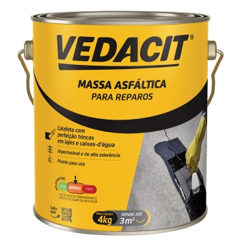 Massa Asfaltica Para Reparos 1kg Carbolastico-2 Vedacit