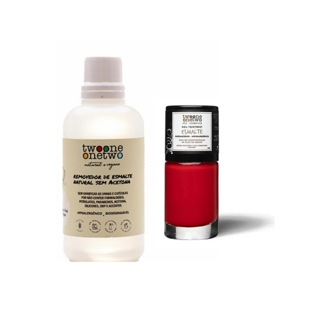 Esmalte Vegano Hipoalergênico Twoone Onetwo ou Removedor Natural Sem Acetona Escolha o seu