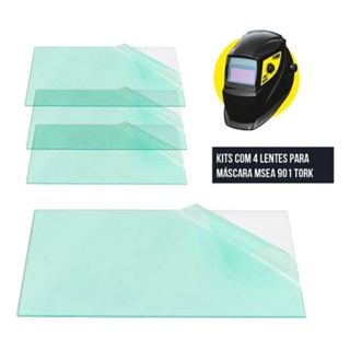 LENTE EXTERNA PARA MASCARA DE SOLDA KAB SOLAR MSEA901002 KIT C/ 4 em Oferta na Shopee