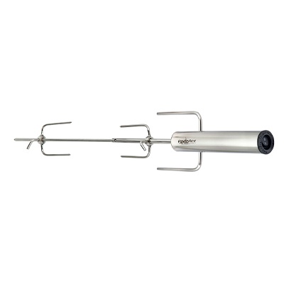 Espeto Giratório Churrasco Pilha Espetoflex até 6 kg carne