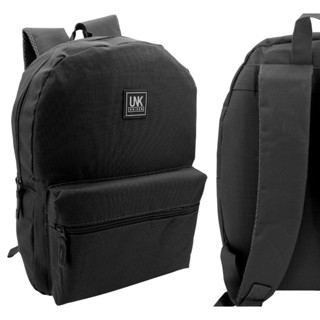 Mochila Escolar Juvenil Casual Com 1 Bolso Frontal Tamanho G Masculina e Feminina Barato na Promoção