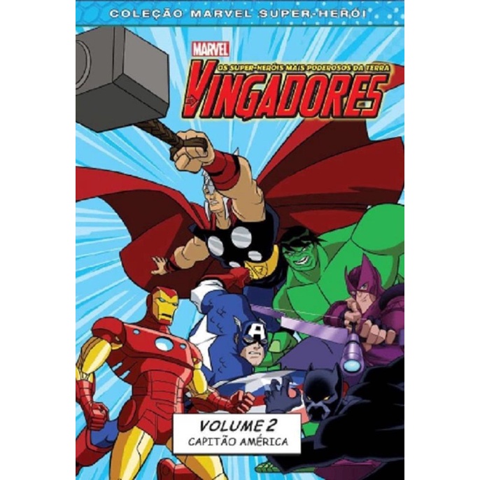 DVD Os Vingadores Volume 2 Capitão América