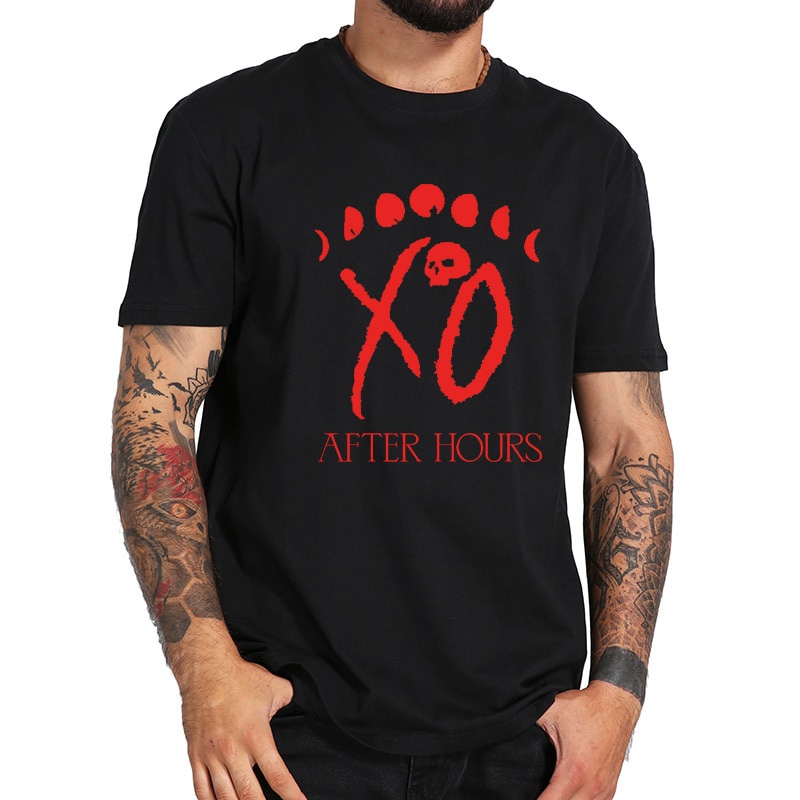The Weeknd Camiseta XO Álbum Após Horas 100 % Algodão Macio Pano