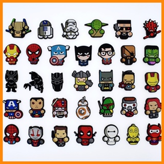 Amuletos De Sapato Para Decoração De Sapatos De Tamanco Botão De Alfinetes De Super-Heróis De Filme em Oferta na Shopee