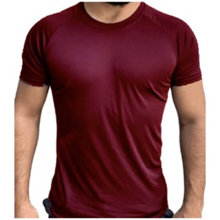 Camiseta Dry Fit Masculina Lisa - Treino Academia Esportes Exercícios Corrida