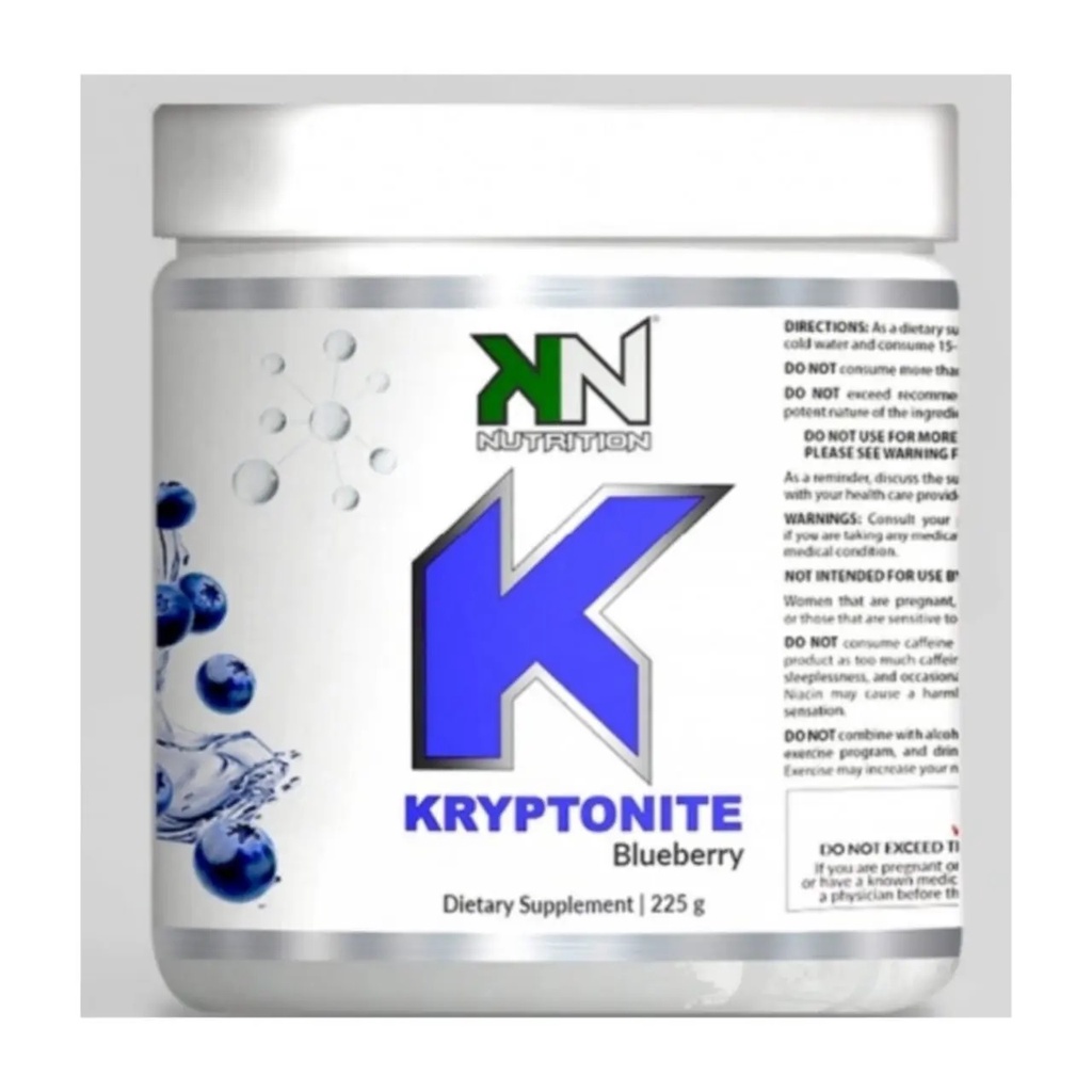 Pré-Treino Kryptonite (30 Doses) KN Nutrition - Blueberry | Shopee Brasil