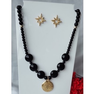 Conjunto Colar feminino religioso fé oração pai nosso branco pink