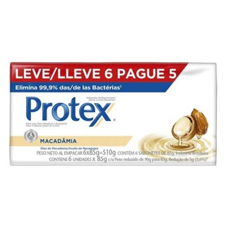 Sabonete Protex Pro Hidrata Macadâmia 85g Leve 6 Pague 5