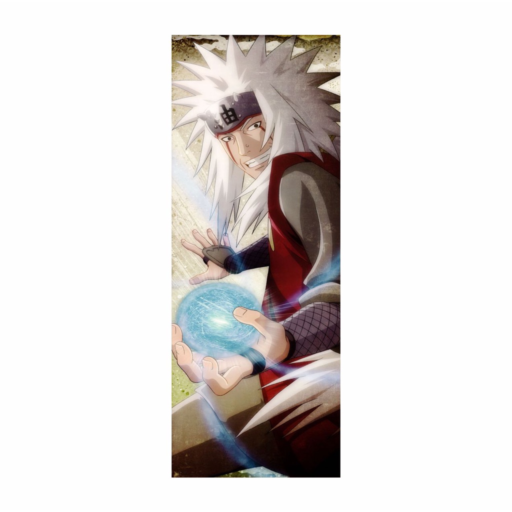 Adesivo Decorativo de Porta Naruto Jiraya (cod.anj1)