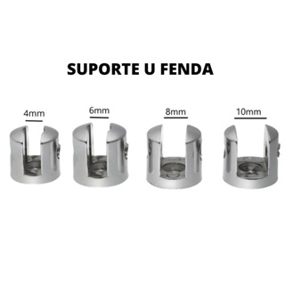 1 Suporte Fenda Prateleira Vidro 4mm/ 6mm/ 8mm /10mm em Oferta na Shopee