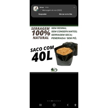 Serragem de madeiras..
