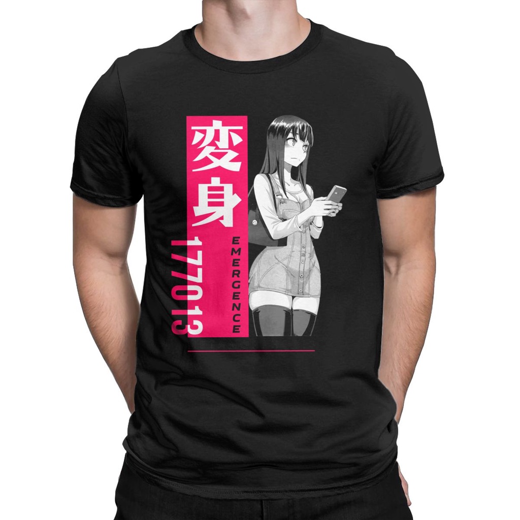 Camisa Masculina 177013 Emergência Metamorfose Merch Anime Roupas Algodão Tops hentai manga Fofo waifu kawaii Tees Camisetas Estampadas