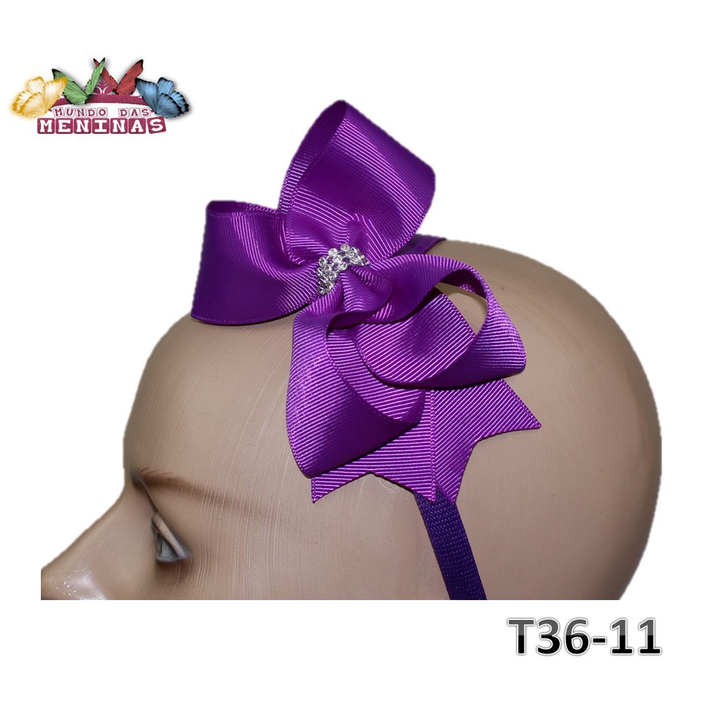 1 Tiara Arquinho Encapada Infantil Direto Da Fabrica Com Laço Boutique Mod.36 em Oferta na Shopee