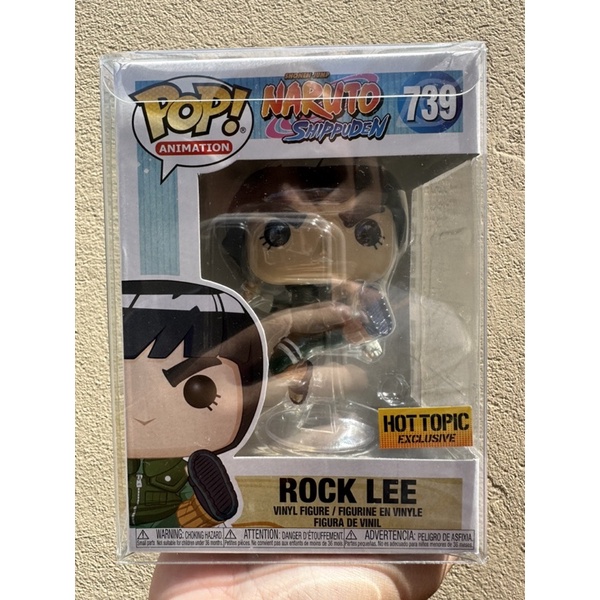 Funko Pop! Animation: Naruto Shippuden – Rock Lee #739 (with Protector) - View #2