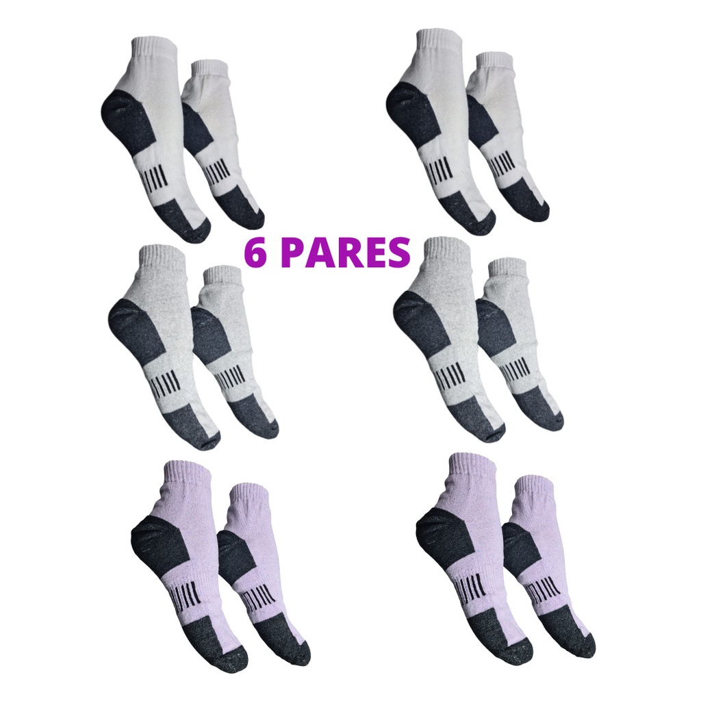 Kit 6 Pares De Meia Prime Feminina Cano Médio Algodão Atacado em Oferta na Shopee