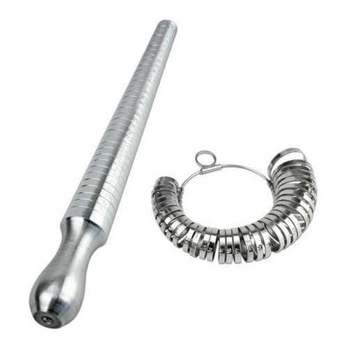 Conjunto Aneleira + Medidor De Anéis mede de 1 até 33
