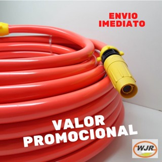 Kit Super Completo Mangueira lisa 20 Metros c/ Esguicho Acqua Jardim