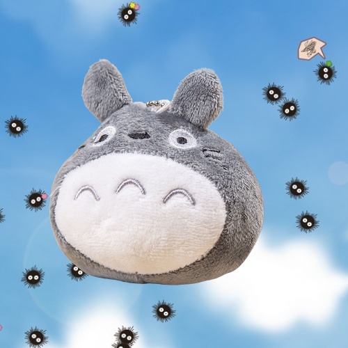 Chaveiro de pelúcia fofo Meu amigo Totoro - Studio Ghibli Anime