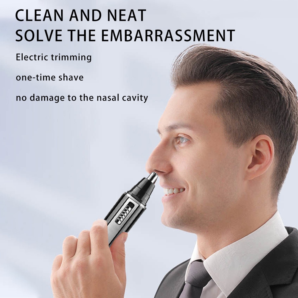 Aparador De Barba Kemei Homem Micro Barbeador De Sobrancelhas Para O Nariz E Ouvido em Oferta na Shopee